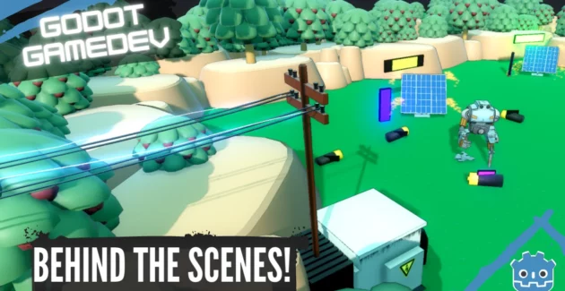 Godot 3D GameJam game in 10 hours – Behind The Scenes!